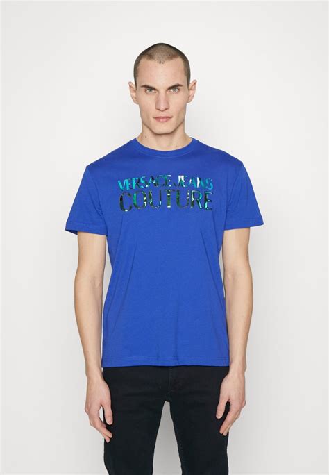 shirt con stampa versace blu jeans|Versace Jeans Couture T.